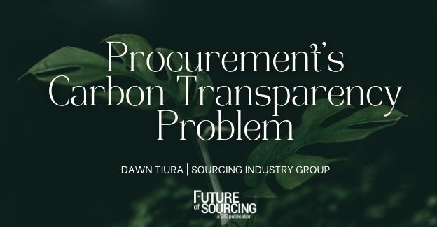 Sustainable procurement is no longer a corporate goal but a global one.