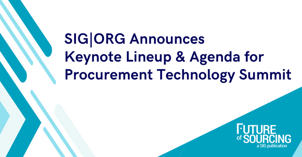 SIG|ORG Announces Keynote Lineup & Agenda for 2023 Procurement Technology Summit